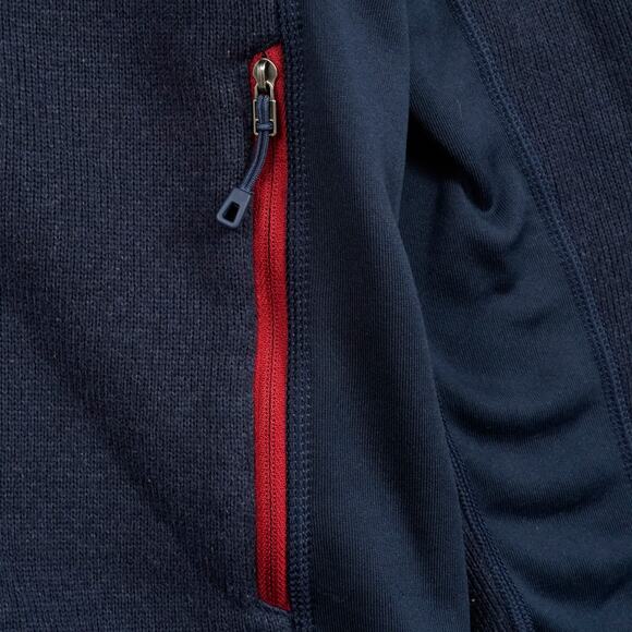 Patagonia Men’s Performance Better Sweater Hoody Blue/Navy Red Zippers Size M - Picture 8 of 12